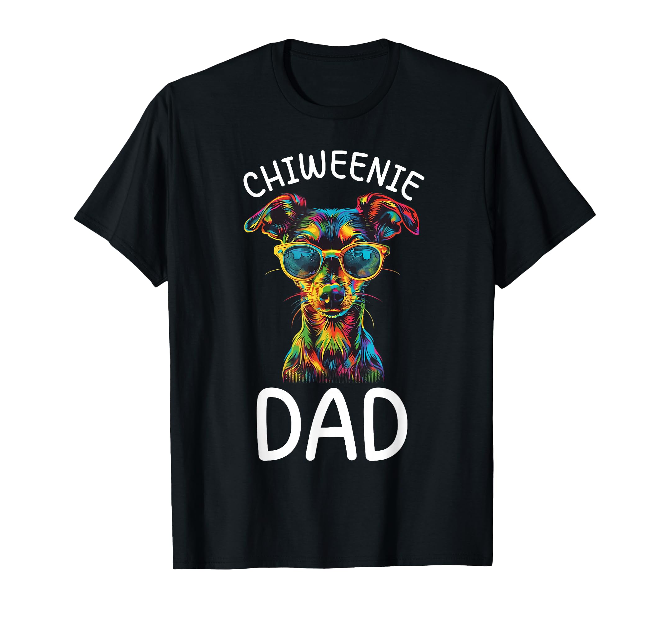 Mens Chiweenie Lovers Chiweenie Dad T-Shirt - Aesthetic Graphic Men Women - T-Shirt, Sweatshirt, Hoodie