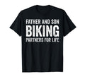 Father And Son Biking Partners Life T-Shirt - Trendy Graphic for Adults - T-Shirt, Sweatshirt, Hoodie