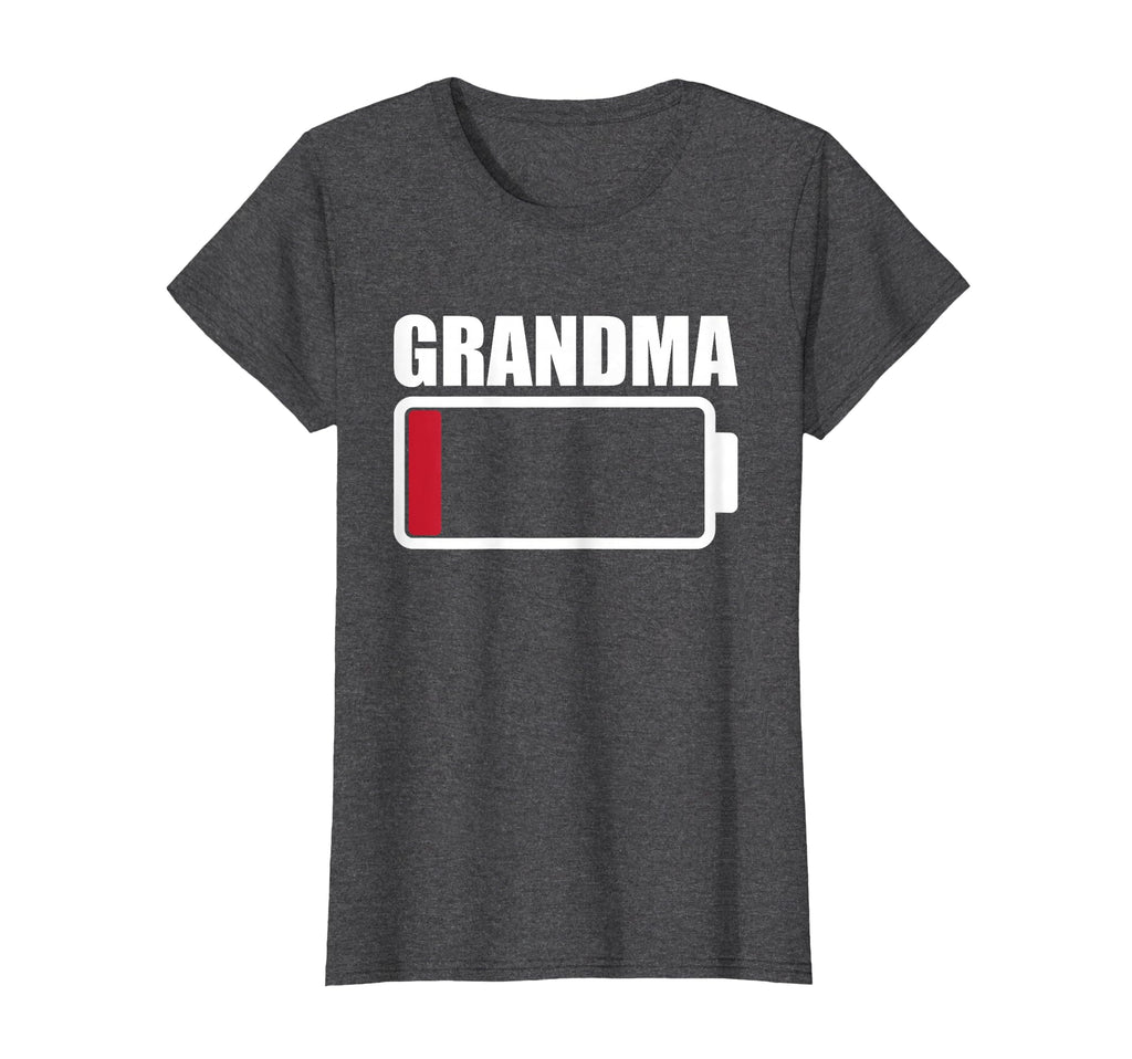 Grandma Low Battery Warning Symbol T-Shirt - Trendy Graphic Men Women - T-Shirt, Sweatshirt, Hoodie