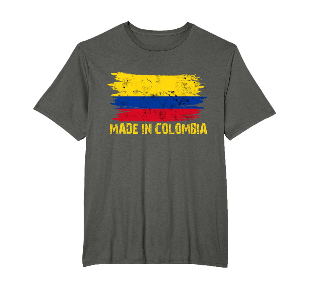 Made Colombia Flag Colombian T-Shirt - Casual Everyday Wear for Adults - T-Shirt, Sweatshirt, Hoodie
