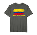 Made Colombia Flag Colombian T-Shirt - Casual Everyday Wear for Adults - T-Shirt, Sweatshirt, Hoodie