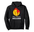 Busy Raising Ballers Funny Baseball Hoodie - Aesthetic Graphic Unisex - T-Shirt, Sweatshirt, Hoodie