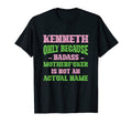 Badass Kenneth Name Unique Nickname T-Shirt - Unique Graphic Men Women - T-Shirt, Sweatshirt, Hoodie