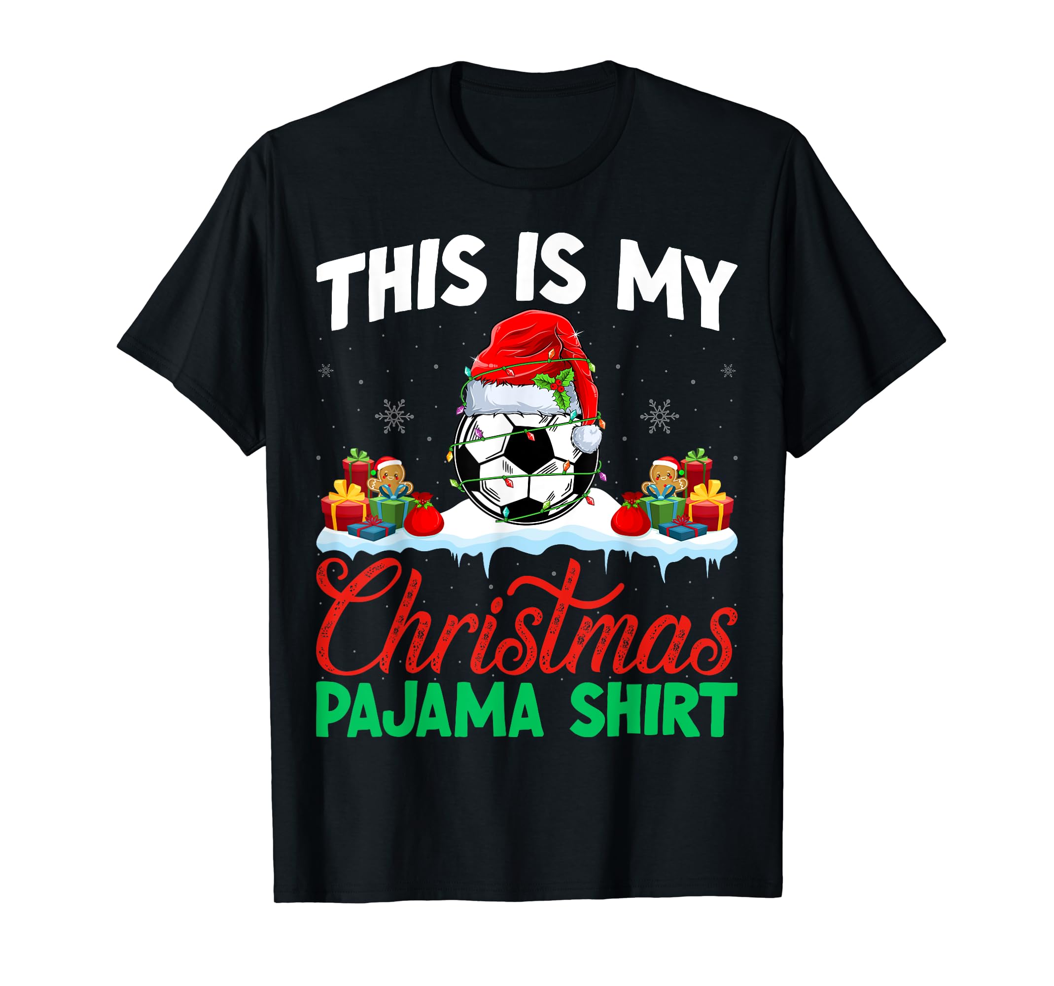 Soccer Ball Pajama Soccer Ball Wearing T-Shirt - Trendy Graphic for Adults - T-Shirt, Sweatshirt, Hoodie