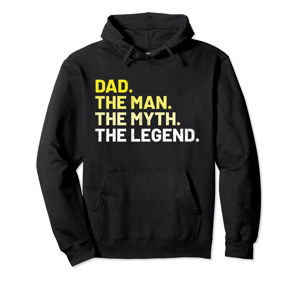 Dad Myth Legend Grunge Fathers Day Hoodie - Streetwear Style for Adults - T-Shirt, Sweatshirt, Hoodie