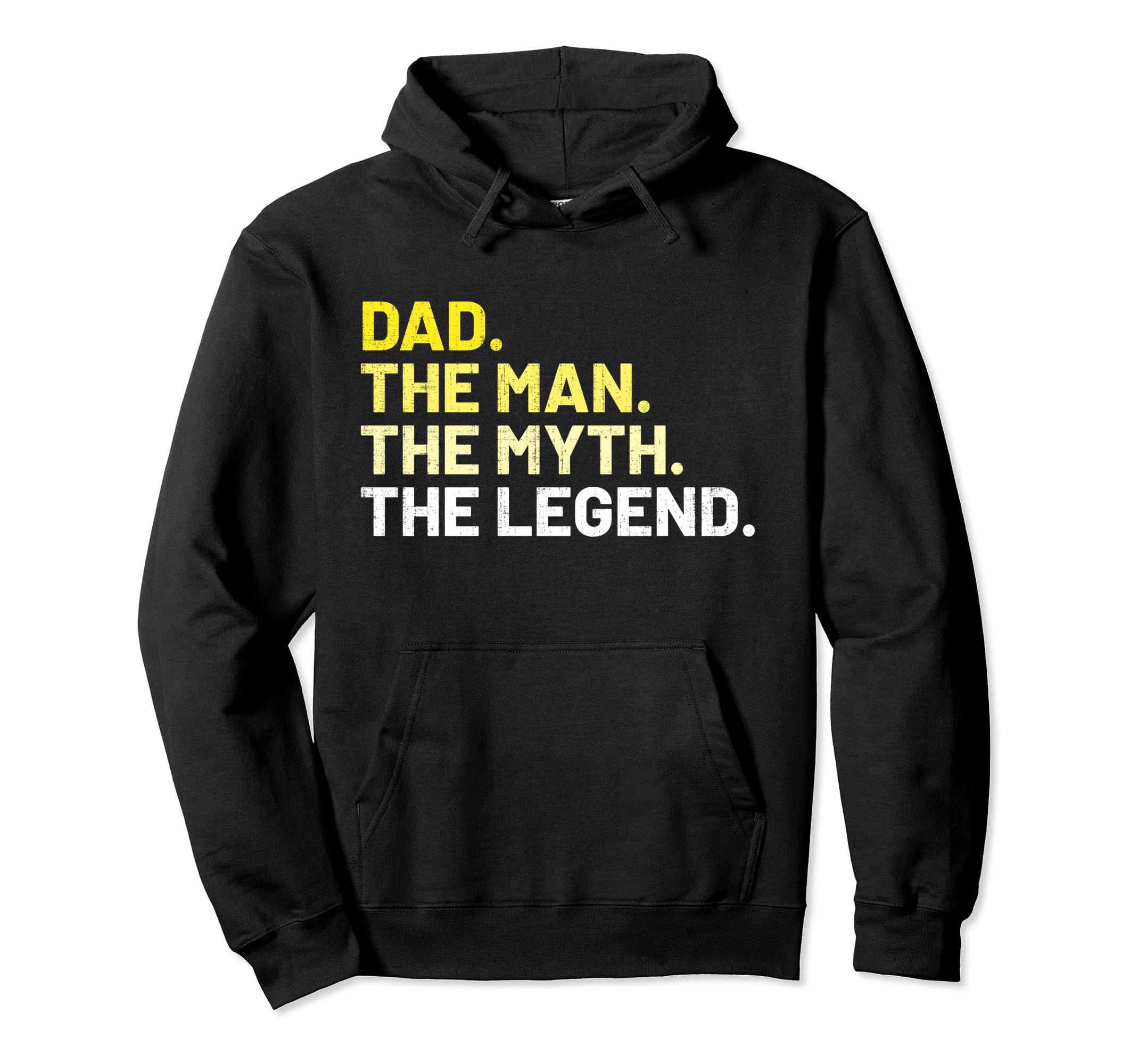 Dad Myth Legend Grunge Fathers Day Hoodie - Streetwear Style for Adults - T-Shirt, Sweatshirt, Hoodie