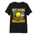 Busy Raising Hockey Tennis Volleyball T-Shirt - Minimalist Print Unisex - T-Shirt, Sweatshirt, Hoodie