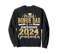 Super Proud Bonus Dad 2024 Sweatshirt - Casual Everyday Wear for Adults - T-Shirt, Sweatshirt, Hoodie