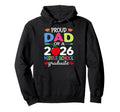 Proud Dad 2026 Middle School Graduate Hoodie - Graphic Print Men Women - T-Shirt, Sweatshirt, Hoodie