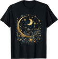Mystic Sun and Moon Woman Mystical Flowers Aesthetic - Adult & Kids T-Shirts, Sweatshirts & Hoodies apparel design preview 1