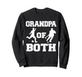 Grandpa Both Funny Soccer Hockey Sweatshirt - Minimalist Print for Adults - T-Shirt, Sweatshirt, Hoodie