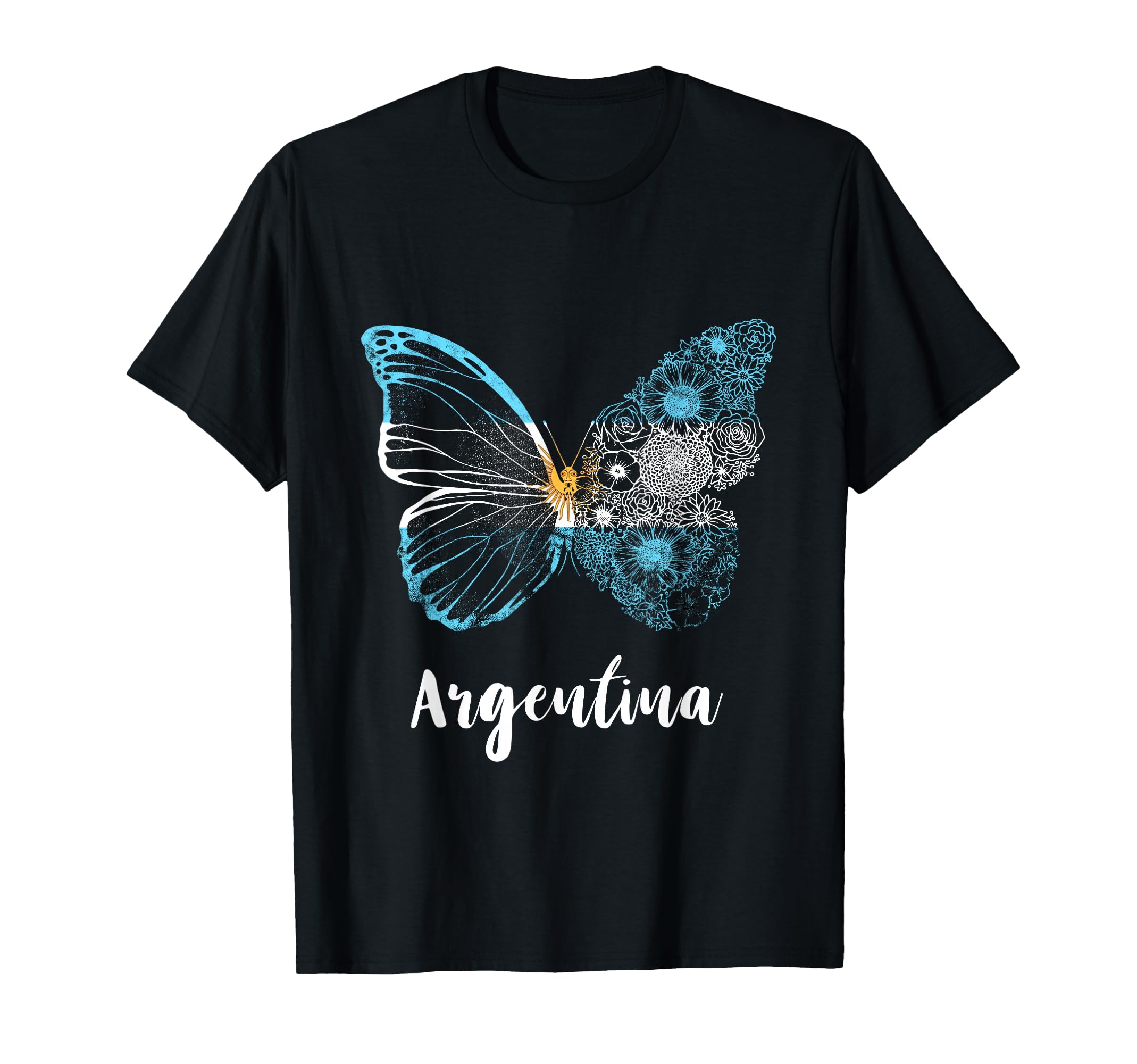 Butterfly Argentina Sun May Buenos T-Shirt - Aesthetic Graphic Men Women - T-Shirt, Sweatshirt, Hoodie
