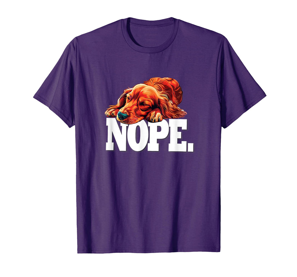 Funny Sleeping Napping Nope Long T-Shirt - Fun Novelty Design Men Women - T-Shirt, Sweatshirt, Hoodie