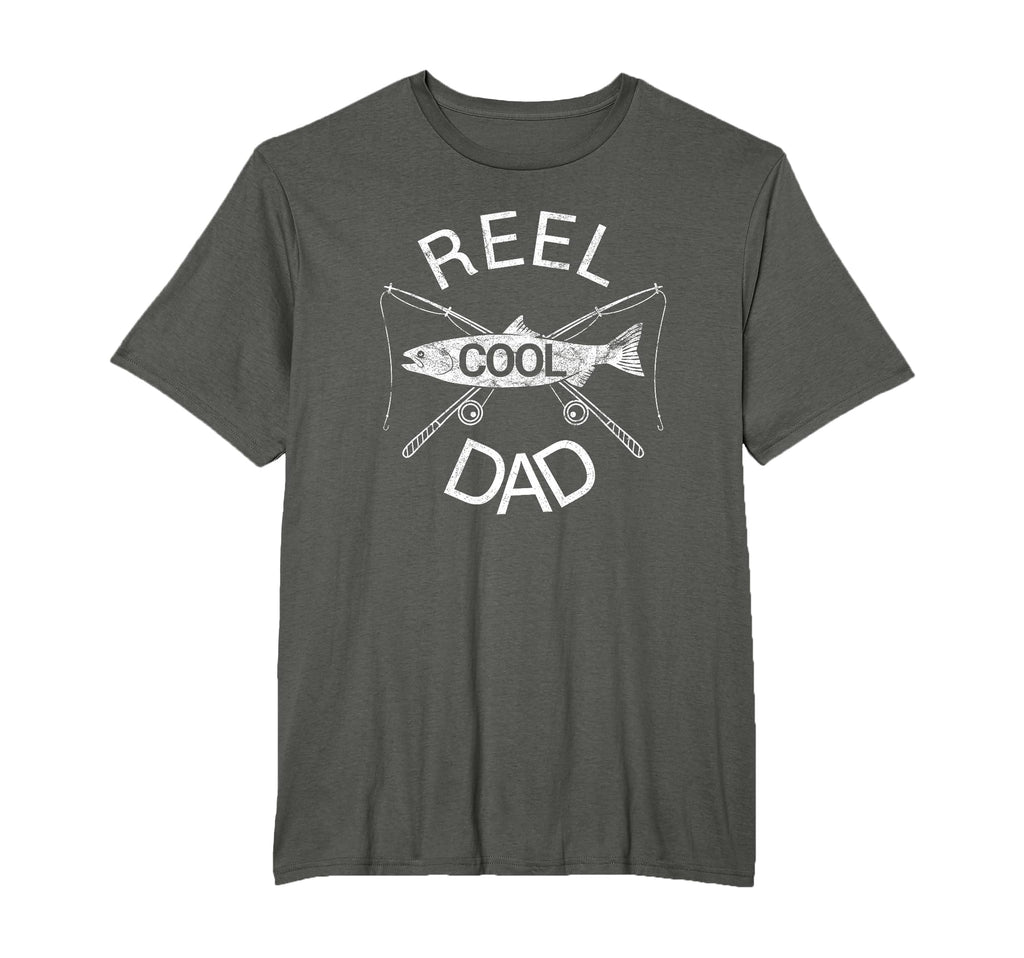 Reel Dad Fishing Daddy Dad Joke T-Shirt - Casual Everyday Wear for Adults - T-Shirt, Sweatshirt, Hoodie
