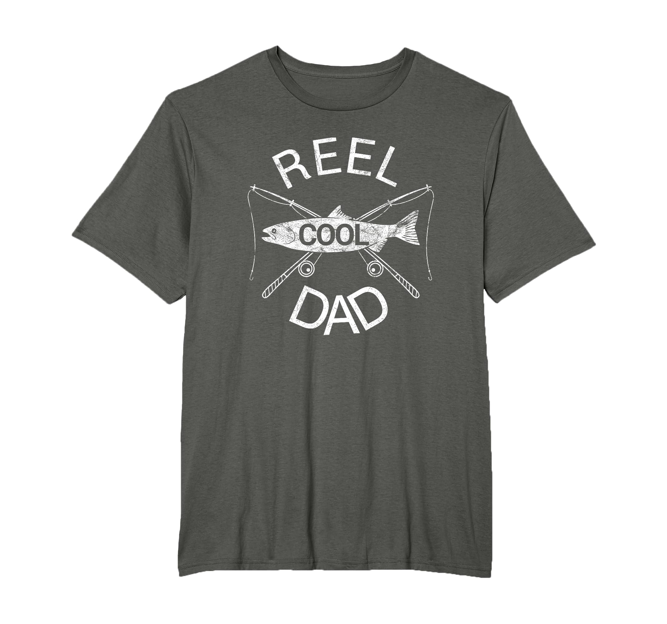Reel Dad Fishing Daddy Dad Joke T-Shirt - Casual Everyday Wear for Adults - T-Shirt, Sweatshirt, Hoodie