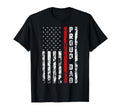 Proud Dad Firefighter Gift Patriotic T-Shirt - Unique Graphic Men Women - T-Shirt, Sweatshirt, Hoodie