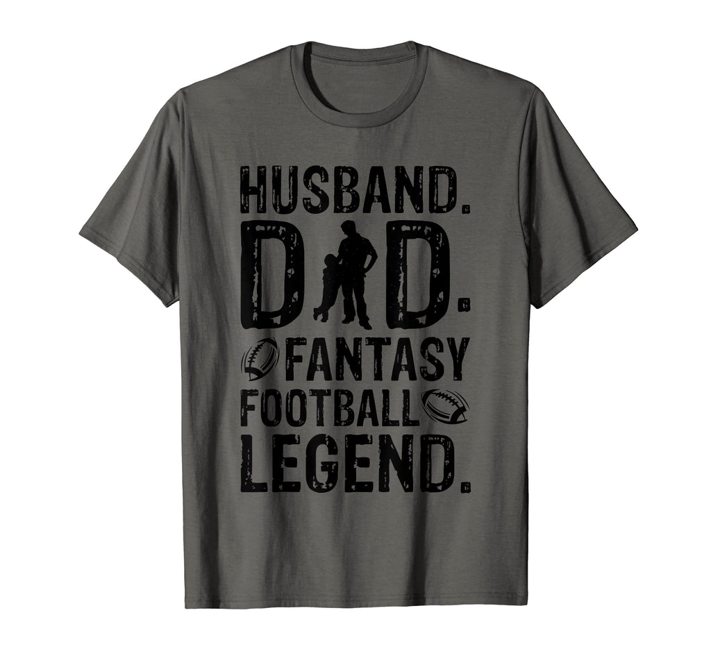 Mens Husband Dad Fantasy Football Legend T-Shirt - Novelty Apparel Unisex - T-Shirt, Sweatshirt, Hoodie