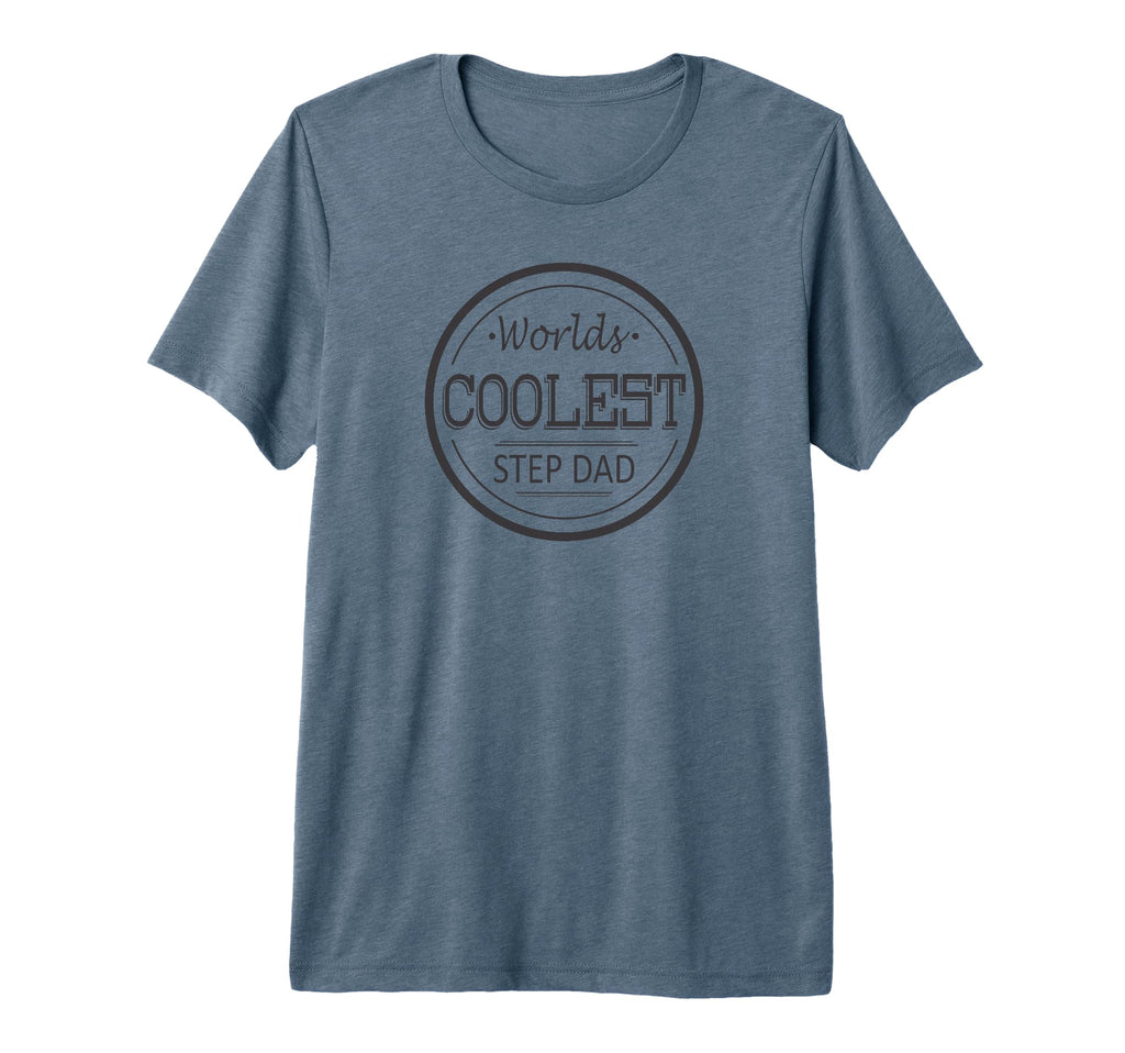 Mens Worlds Coolest Step Dad Fun Step Dad T-Shirt - Unique Graphic Unisex - T-Shirt, Sweatshirt, Hoodie