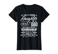 I Am Proud Daughter Crazy Dad T-Shirt - Minimalist Print Men Women - T-Shirt, Sweatshirt, Hoodie