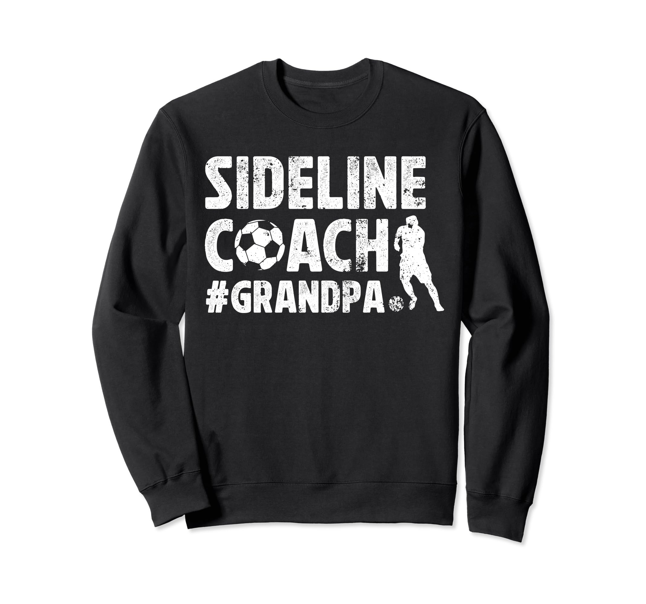 Sideline Coach Soccer Grandpa Soccer Sweatshirt - Graphic Print for Adults - T-Shirt, Sweatshirt, Hoodie