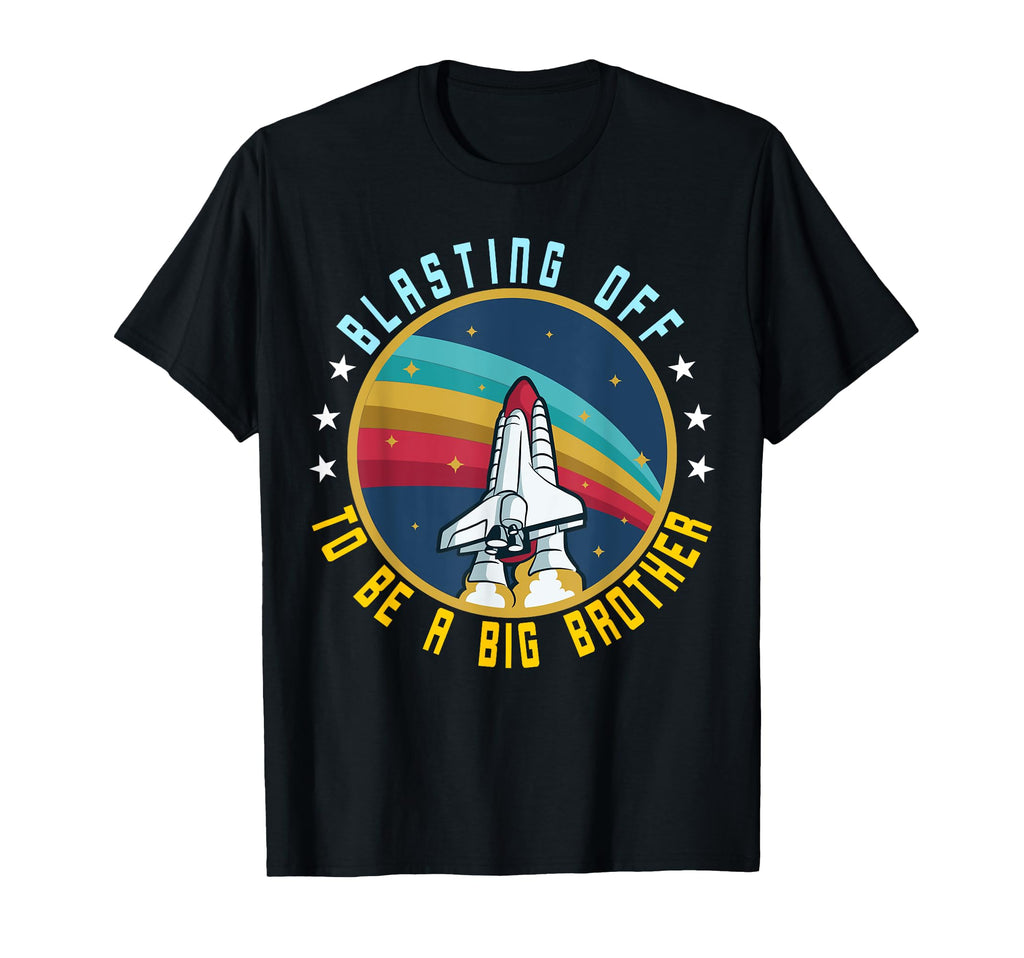 Promoted To Big Brother Rocket Space T-Shirt - Trendy Graphic for Adults - T-Shirt, Sweatshirt, Hoodie