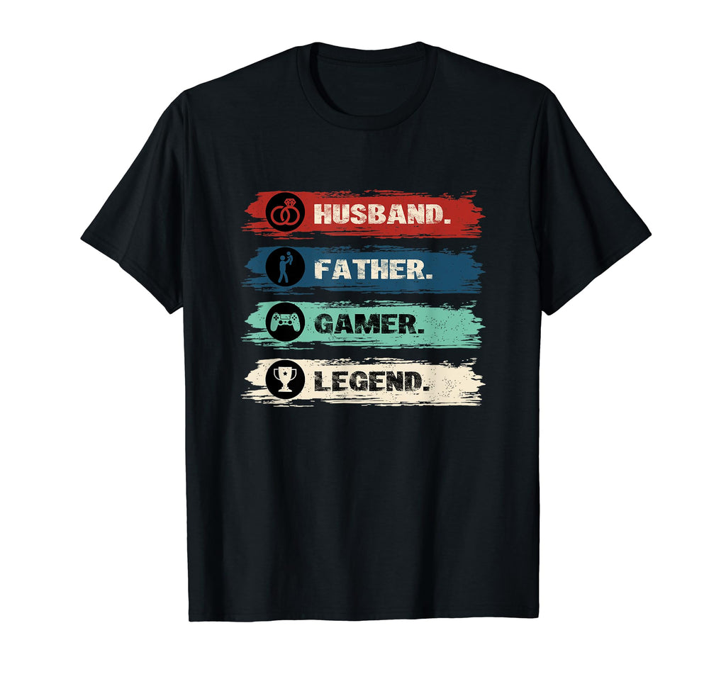Funny Gamer Dads And Husbands T-Shirt - Casual Everyday Wear Men Women - T-Shirt, Sweatshirt, Hoodie