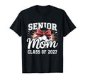 Senior Mom Class 2027 Coquette Bow Soccer T-Shirt - Graphic Print Unisex - T-Shirt, Sweatshirt, Hoodie
