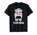 Soccer Team Mama Messy Bun Soccer Team T-Shirt - Streetwear Style Unisex - T-Shirt, Sweatshirt, Hoodie