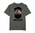 Football Hockey Dad Messy Hair Beard T-Shirt - Graphic Print Men Women - T-Shirt, Sweatshirt, Hoodie