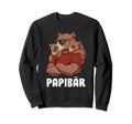 Papibear Father Siblings Twins Sweatshirt - Graphic Print for Adults - T-Shirt, Sweatshirt, Hoodie