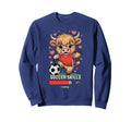 Kawaii Soccer Cow Skills Loading Sweatshirt - Custom Art Print Men Women - T-Shirt, Sweatshirt, Hoodie