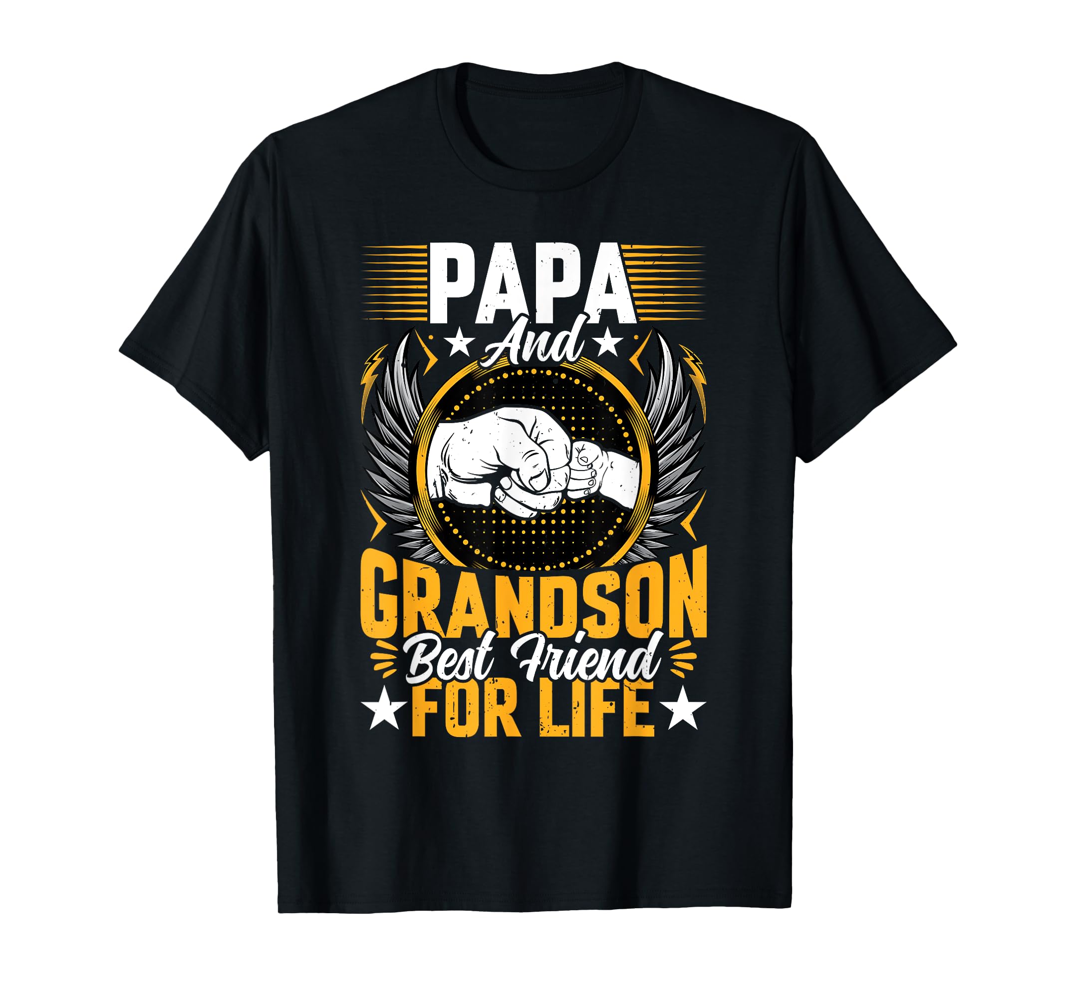 Papa And Grandson Best Friend Life T-Shirt - Trendy Graphic for Adults - T-Shirt, Sweatshirt, Hoodie