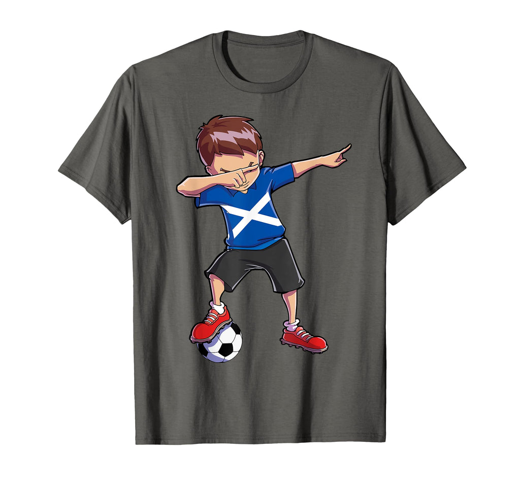 Dabbing Soccer Scotland Scottish T-Shirt - Custom Art Print Unisex - T-Shirt, Sweatshirt, Hoodie