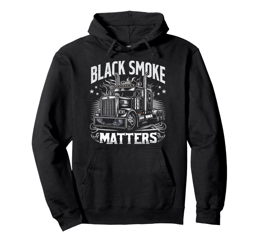 Funny Truck Driver Diesel Smoke Matters Hoodie - Minimalist Print Unisex - T-Shirt, Sweatshirt, Hoodie