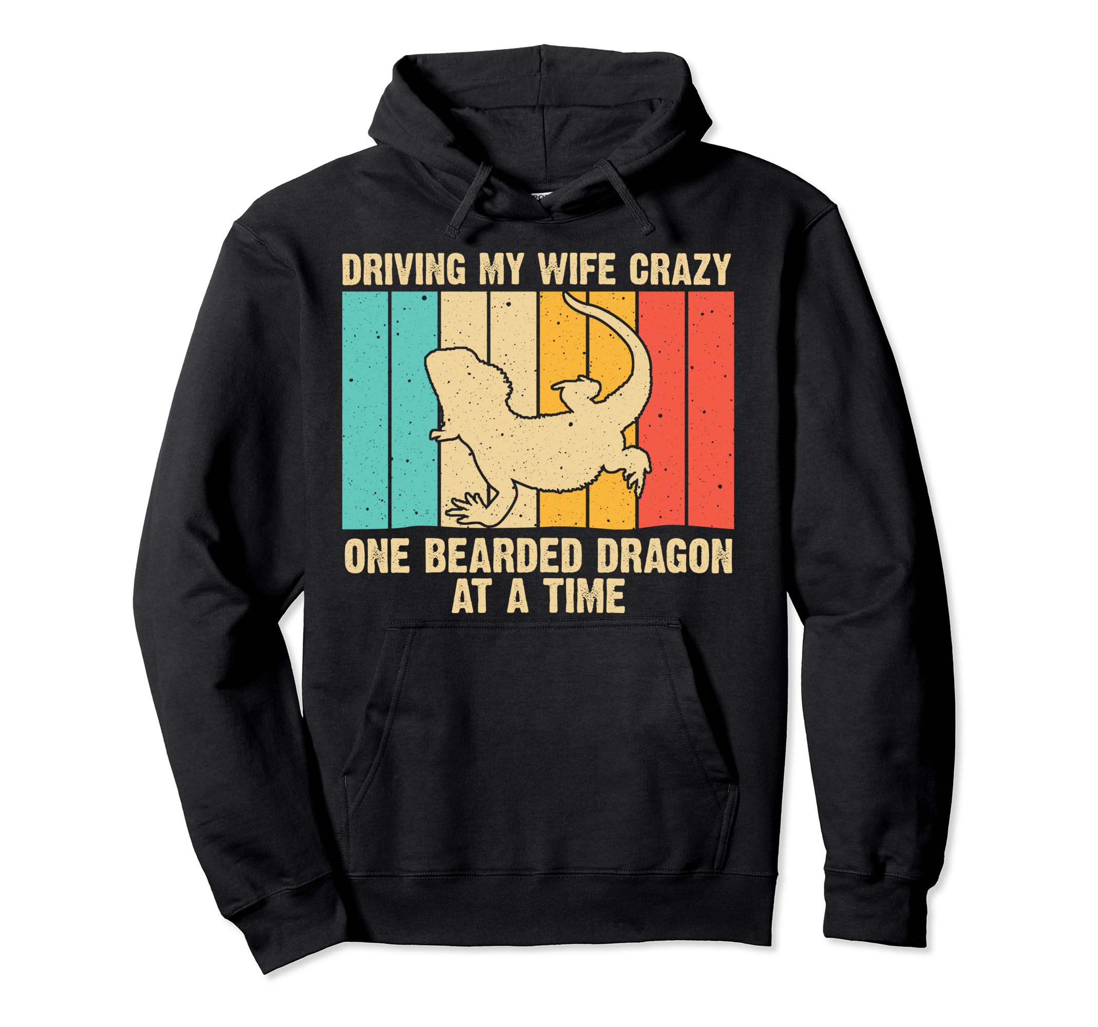 Bearded Dragon Dad Pet Lizard Hoodie - Casual Everyday Wear Men Women - T-Shirt, Sweatshirt, Hoodie