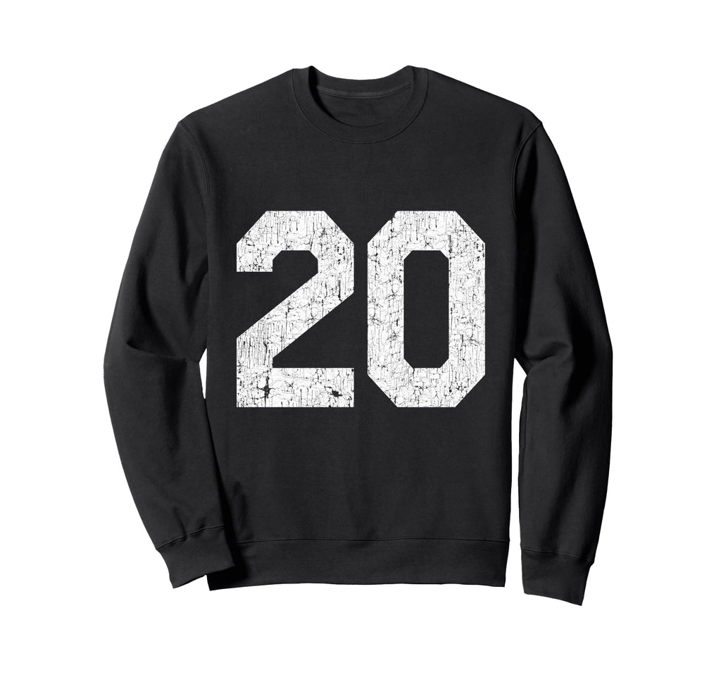 Jersey Uniform Number 20 20Th Sweatshirt - Trendy Graphic for Adults - T-Shirt, Sweatshirt, Hoodie