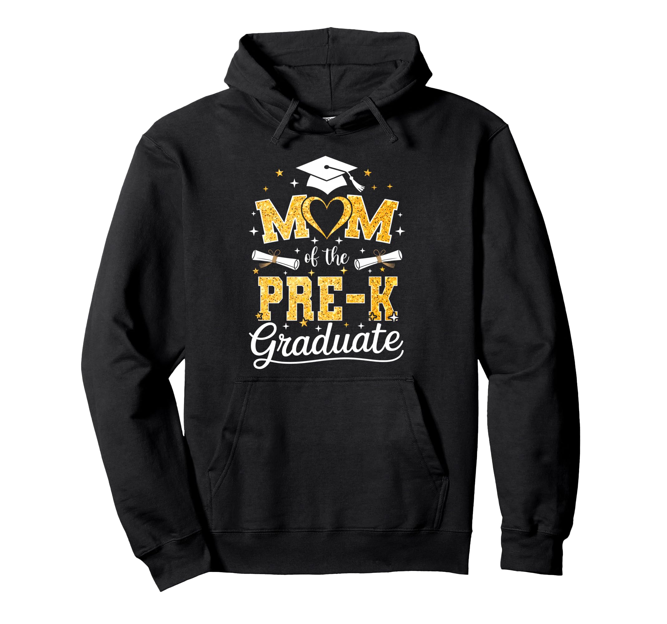 Mom Pre K Graduate Senior Graduation Hoodie - Trendy Graphic for Adults - T-Shirt, Sweatshirt, Hoodie