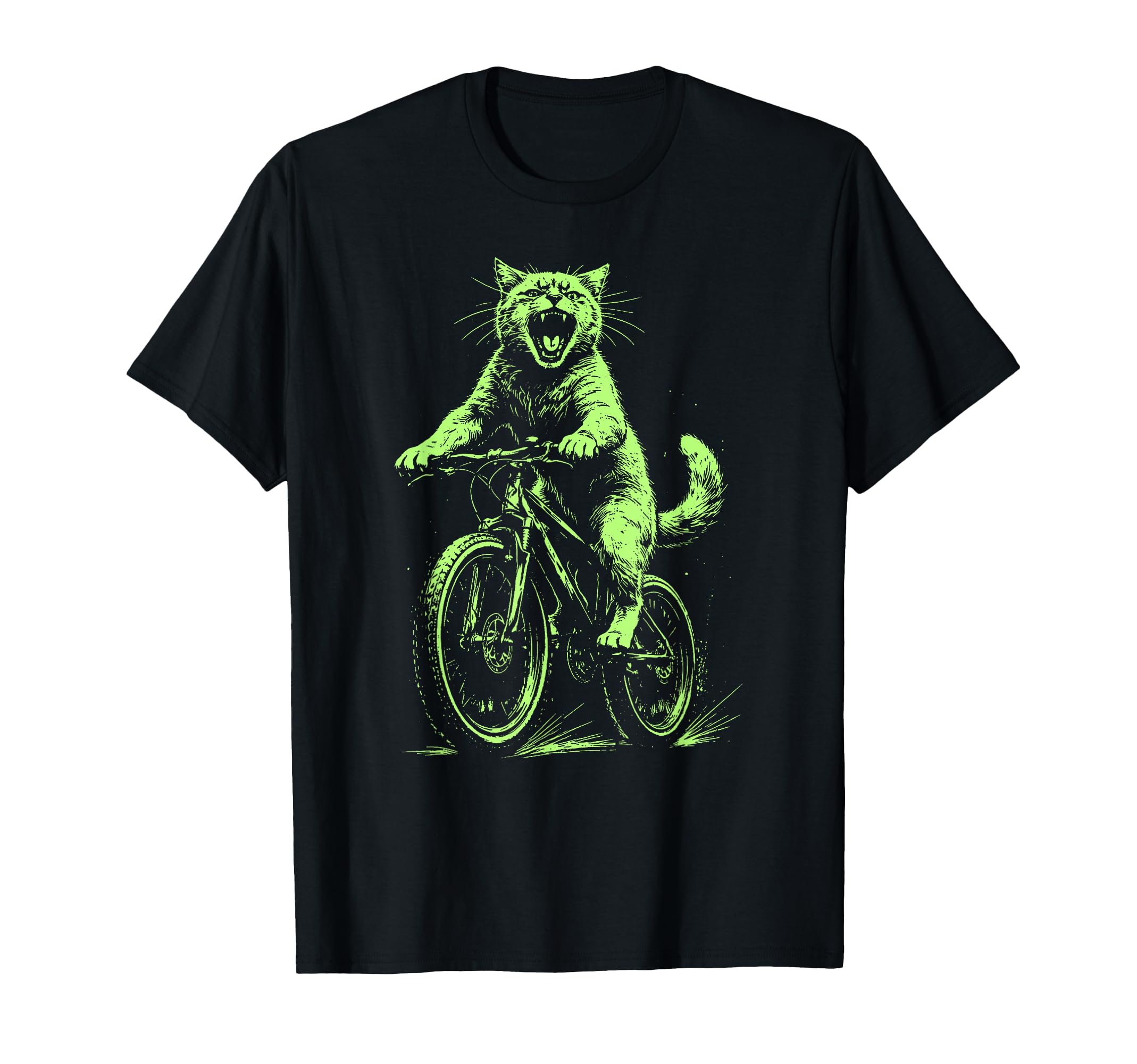 Funny Cat Going Cycling Cat Dad Cat Mom T-Shirt - Novelty Apparel Men Women - T-Shirt, Sweatshirt, Hoodie