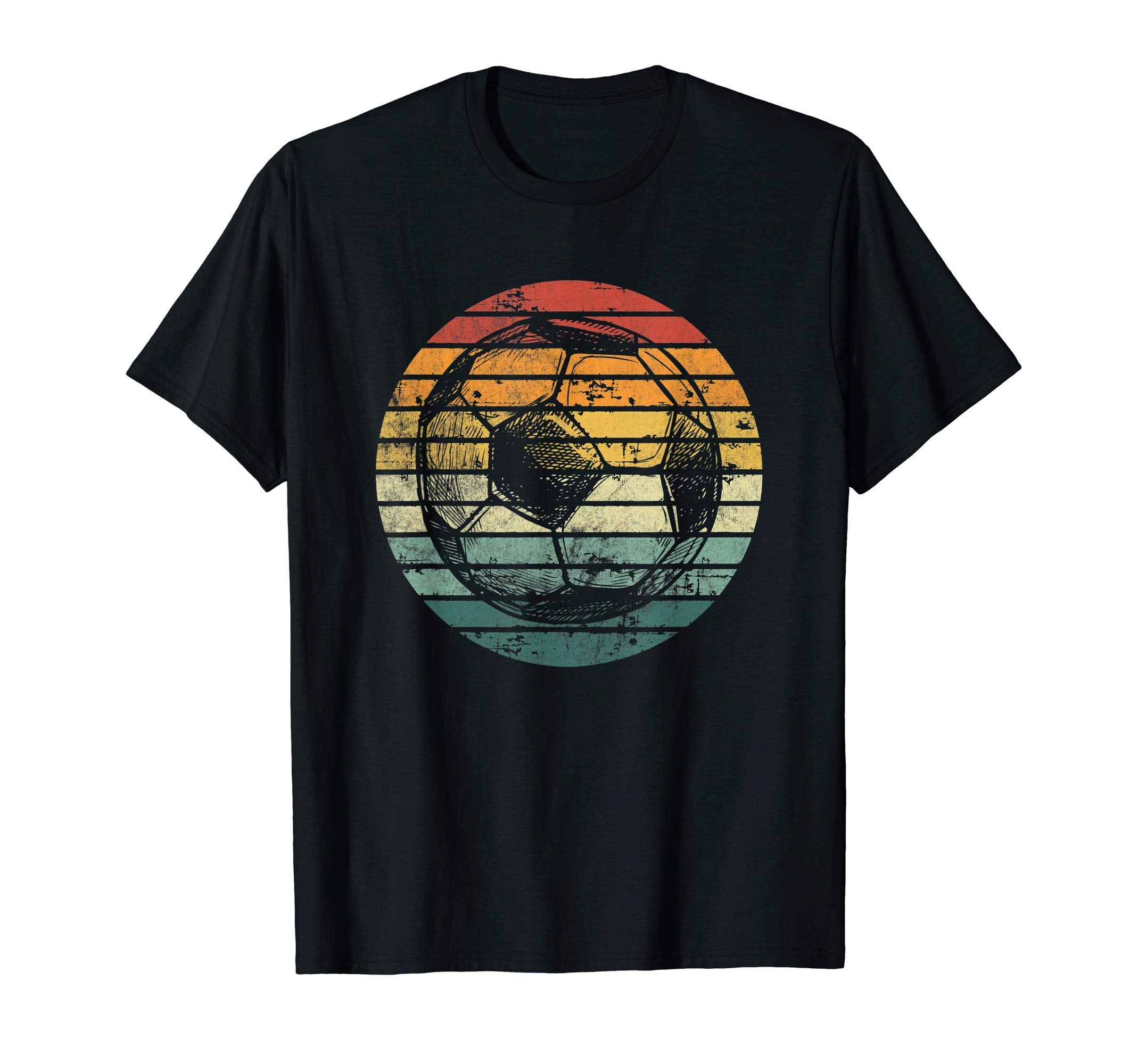 Soccer Ball Rainbow Trippy Hippie T-Shirt - Streetwear Style for Adults - T-Shirt, Sweatshirt, Hoodie