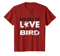 Madly Love My Bird Reds English T-Shirt - Streetwear Style for Adults - T-Shirt, Sweatshirt, Hoodie