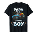 Papa Birthday Monster Truck Bday Dad T-Shirt - Custom Art Print for Adults - T-Shirt, Sweatshirt, Hoodie