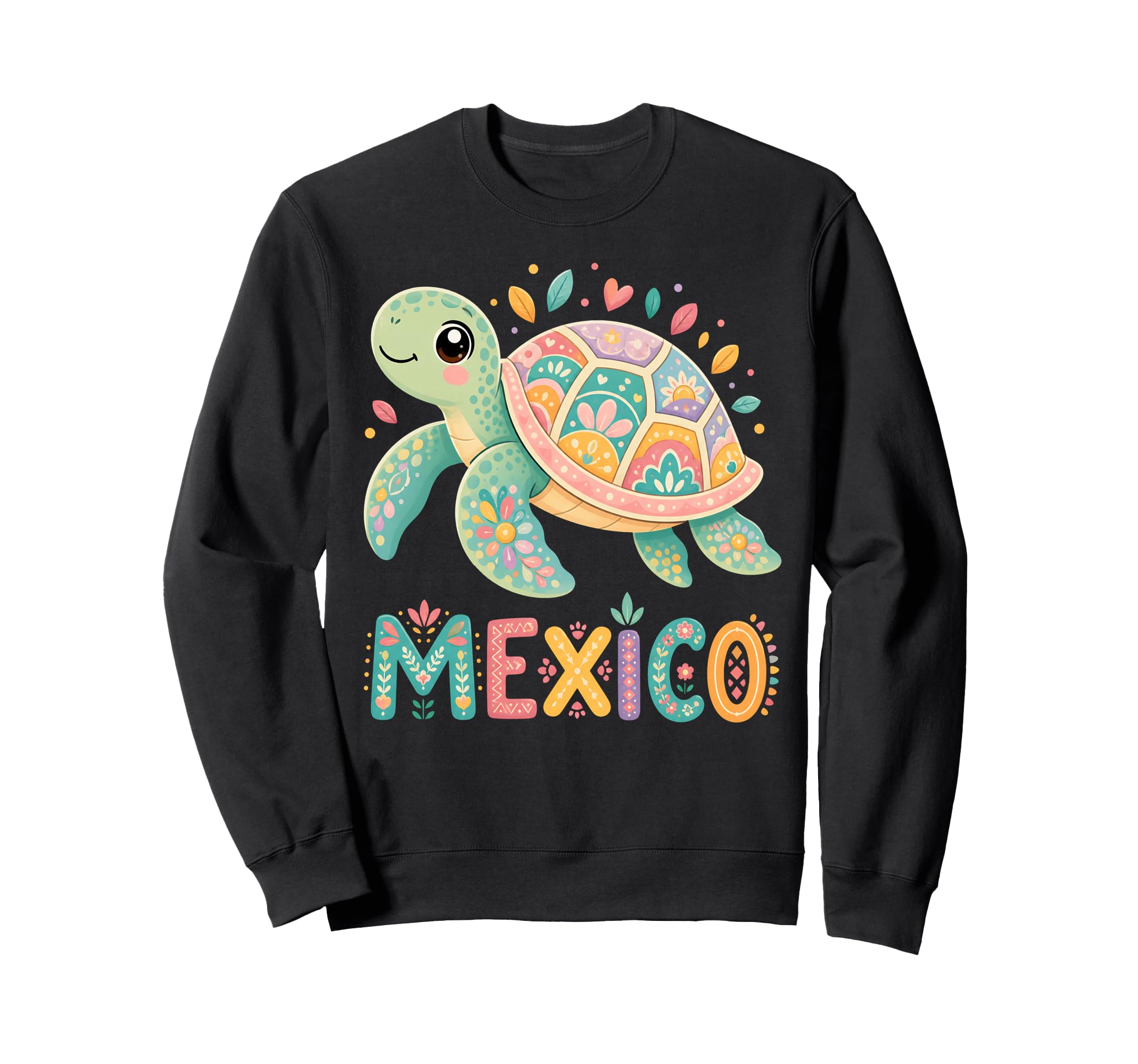 Sea Turtle Mexico Beach Vacation Sweatshirt - Unique Graphic for Adults - T-Shirt, Sweatshirt, Hoodie