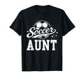 Soccer Aunt Family Matching Soccer T-Shirt - Minimalist Print Men Women - T-Shirt, Sweatshirt, Hoodie