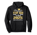 Proud Step Dad Two 2025 Graduates Hoodie - Unique Graphic Men Women - T-Shirt, Sweatshirt, Hoodie