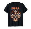 Hiss Cats Kittens Rocking Cat T-Shirt - Fun Novelty Design for Adults - T-Shirt, Sweatshirt, Hoodie