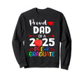 Proud Dad 2025 Graduation Sweatshirt - Minimalist Print for Adults - T-Shirt, Sweatshirt, Hoodie