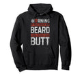 Warning If You Touch My Beard I Will Hoodie - Graphic Print for Adults - T-Shirt, Sweatshirt, Hoodie