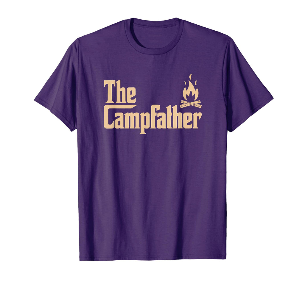 Campfather Camp Fire Fun Adventure T-Shirt - Custom Art Print for Adults - T-Shirt, Sweatshirt, Hoodie