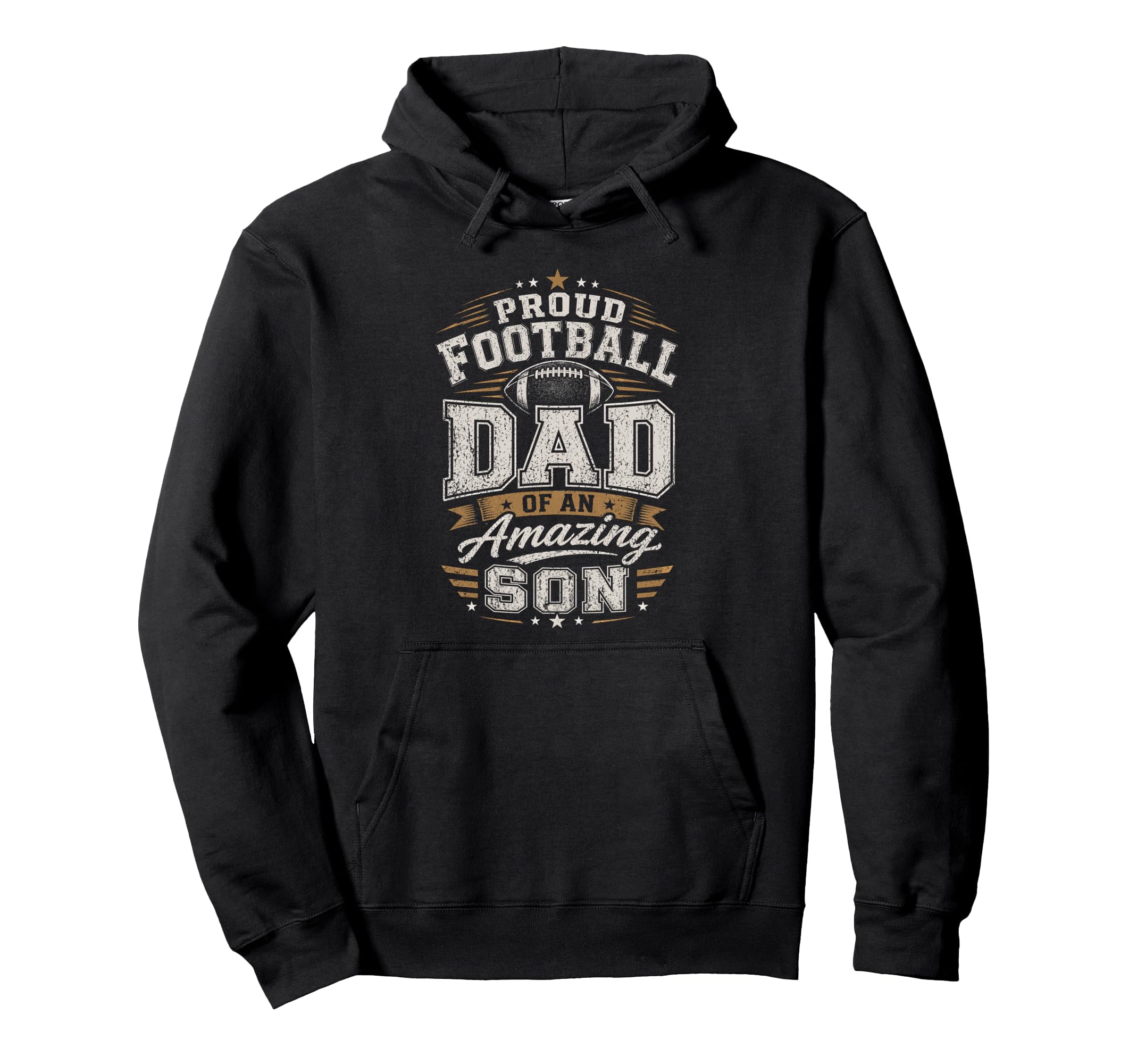 Proud Football Dad Amazing Son Hoodie - Custom Art Print Men Women - T-Shirt, Sweatshirt, Hoodie