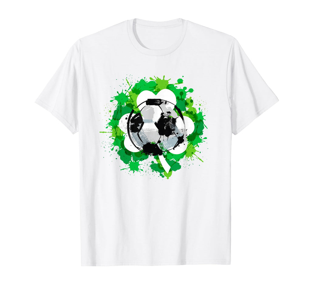St Patricks Day Soccer St Pattys T-Shirt - Fun Novelty Design Unisex - T-Shirt, Sweatshirt, Hoodie